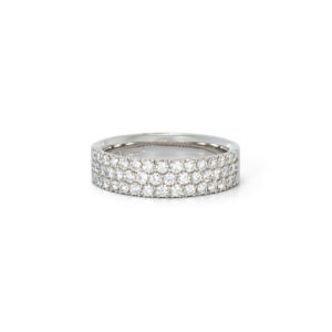 Diamond Half Hoop Ring - LAMB1253