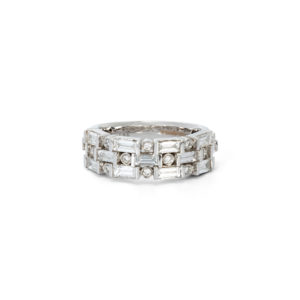 Diamond Half Hoop Ring - LAMB2493